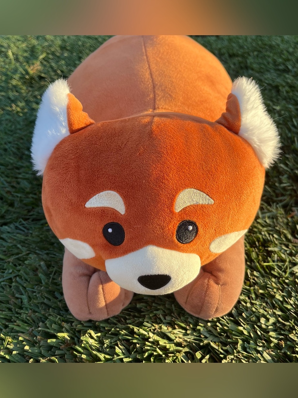 Snoozimals 20" Red Panda Plush Toy:
Polyester Stuffed Animal, Zoo Theme